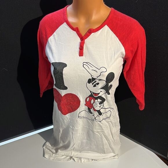 Bundle 3 for $15 Disney Store I Love Mickey XS Nightgown / Shirt - Picture 4 of 10